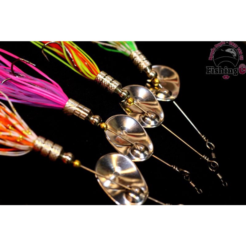 spinner câu cá lóc, mồi thìa câu lure