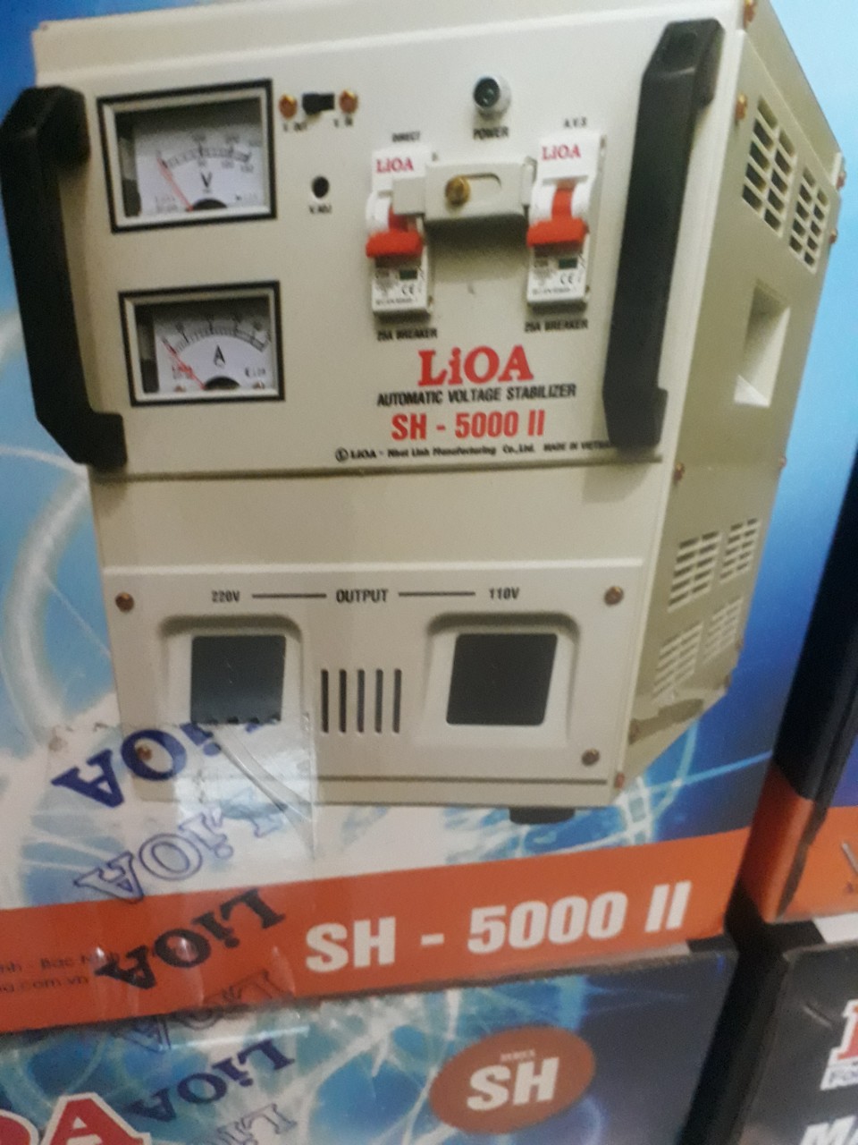 Ổn Áp Lioa 5KVA 1 Pha Dải 130-250V, Thế Hệ II 100% Dây Đồng