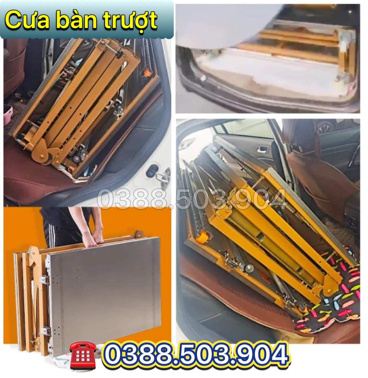 Cưa bàn trượt mini 2 lưỡi, có gắn máy hút bụi