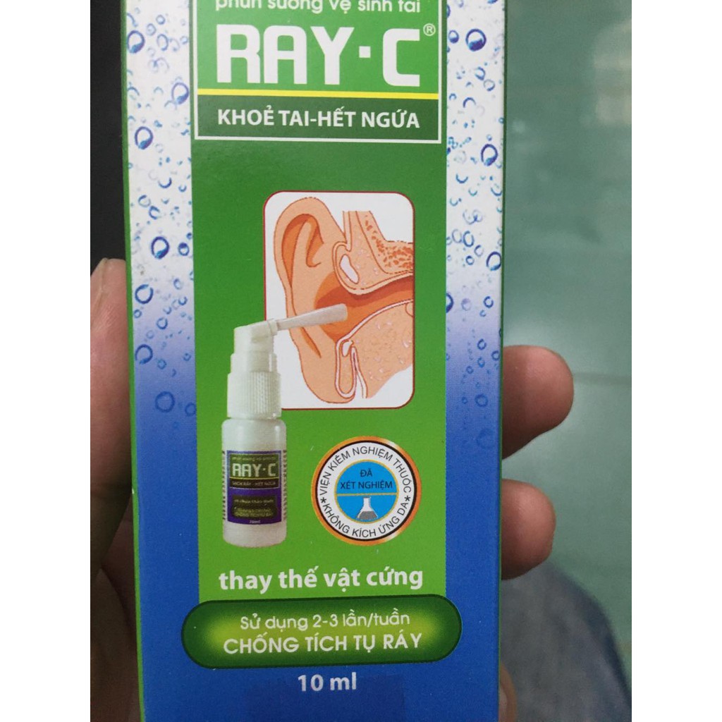 Xịt vệ sinh tai Ray C