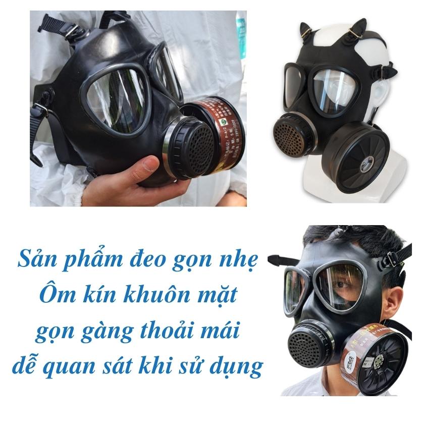 Mặt Nạ Binh Chủng Chống Khói Độc Khí Độc Hóa Chất