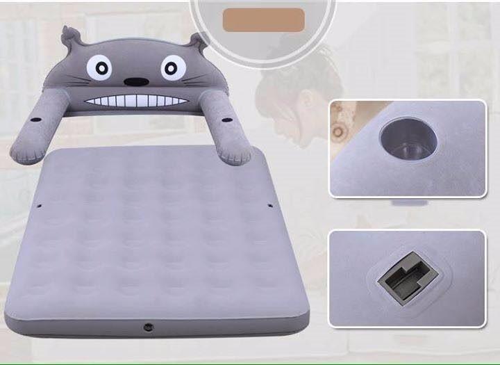 Bộ giường hơi cao cấp hình Totoro_(Tặng kèm bơm) - Kmart