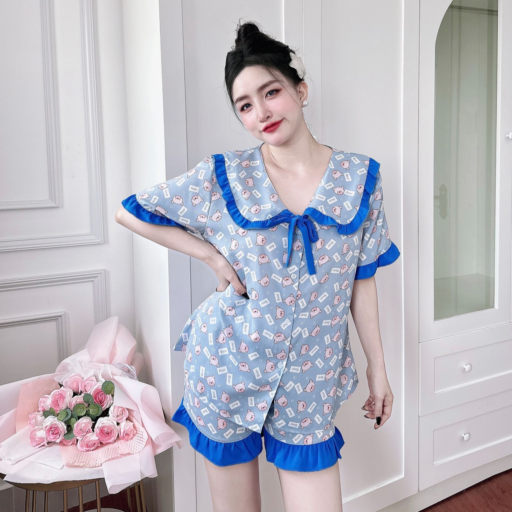Đồ Bộ Đùi Bigsize 50-100kg Đồ Mặc Nhà Xinh