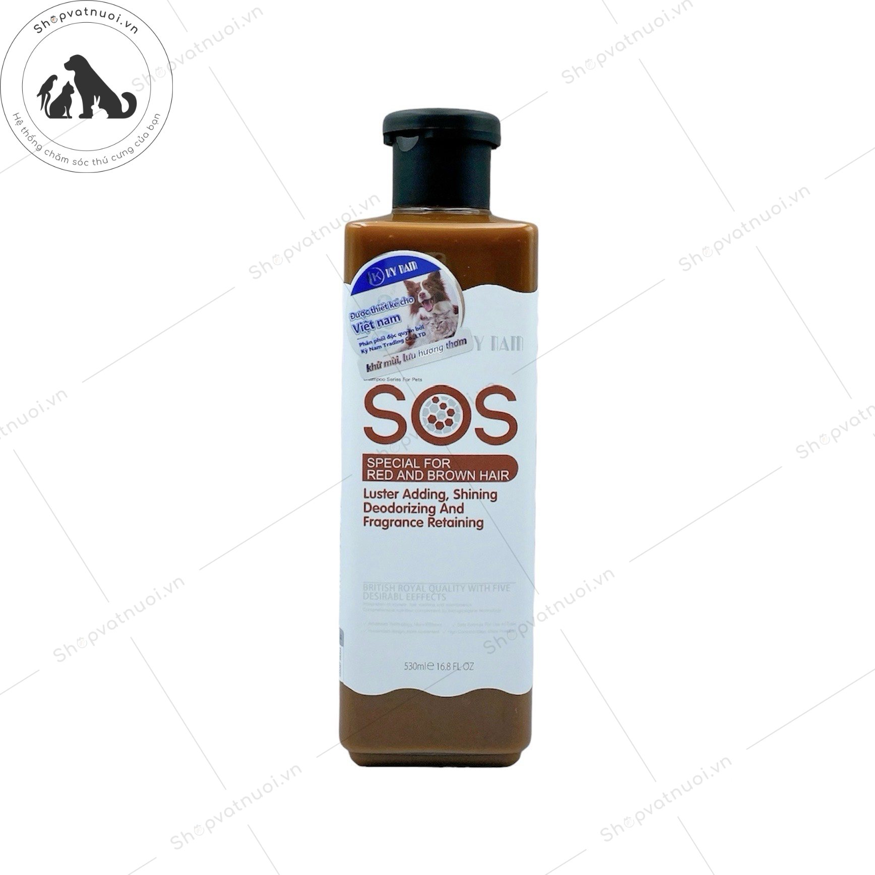 Sữa Tắm SOS Cho Chó Mèo 530ml - Chính Hãng