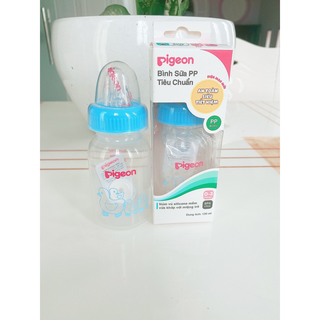 Bình sữa Pigeon 120ml và 240ml. ( Bình sữa PP tiêu chuẩn )