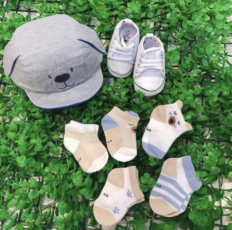 Sét 5 Đôi Tất Lưới Kids Socks Loại Đẹp
