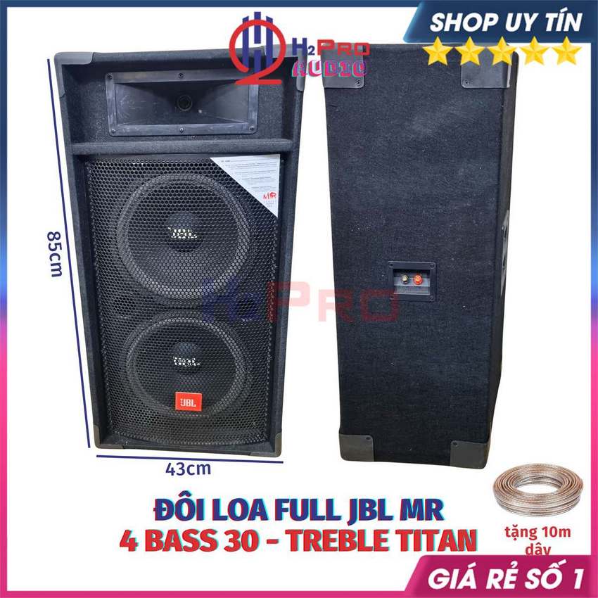 Loa Full 30 JBL MR 700W 2 Bass 30 - Treble Titan (Giá 1 Cây), Loa Full Bass 30 Karaoke Chế Loa Kẹo Kéo - H2Pro Audio