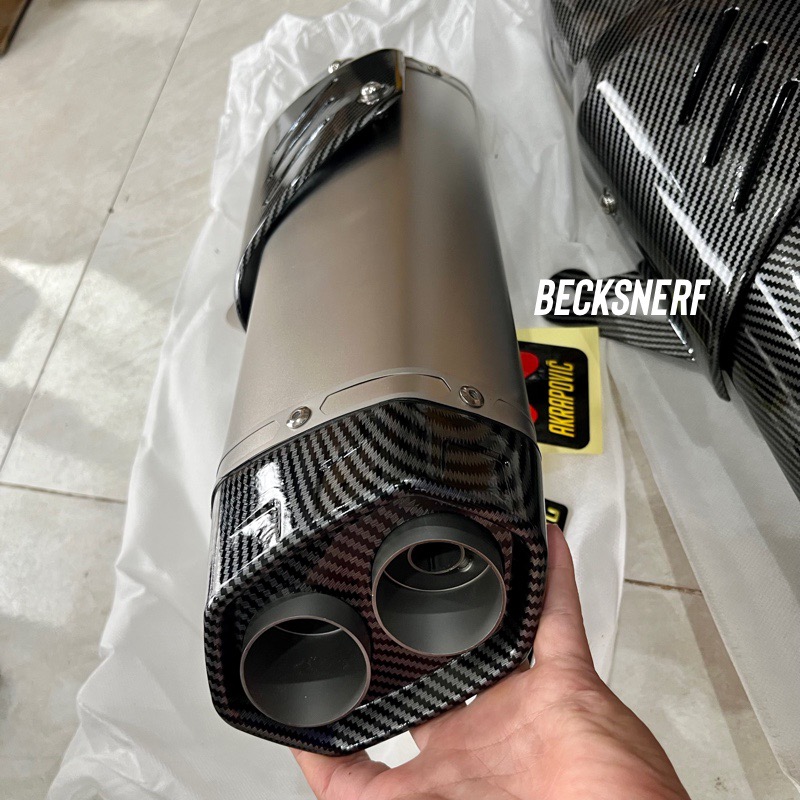 Pô Aka Thể thao 2 nòng Nhập Miệng 51mm