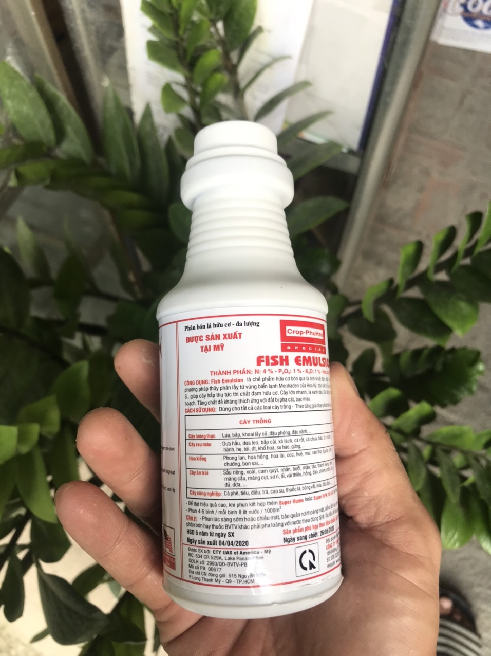 Đạm cá cô đặc FISH EMULSION (Chai 250ml - Chai 500ml ) Hàng Mỹ