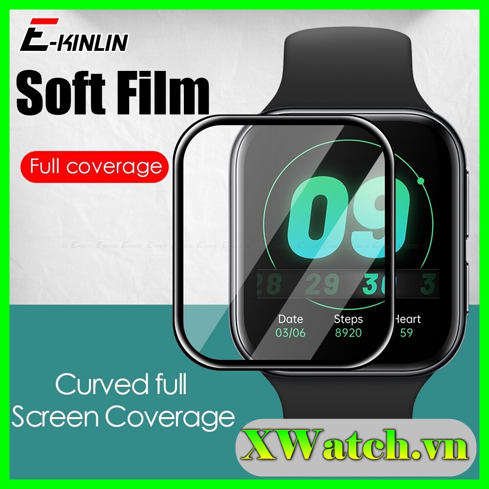 Dán Full viền đen dành cho Oppo Watch 41mm 46mm