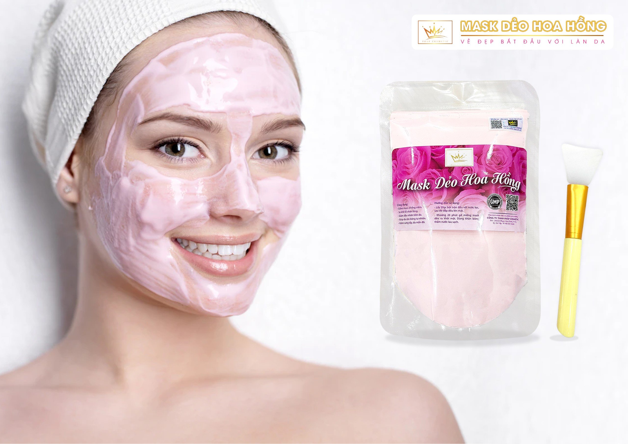 Mask hoa hồng Pháp