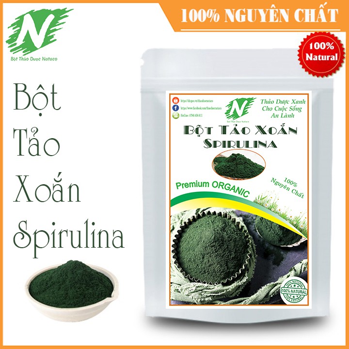 [HCM]Bột Tảo Xoắn Nguyên Chất 100g