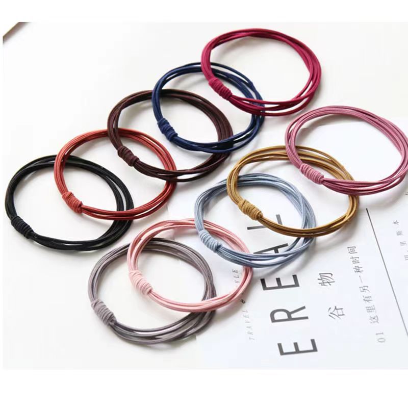 SET Cột tóc dây đôi nơ đơn giản chắc chắn giá rẻ COT11