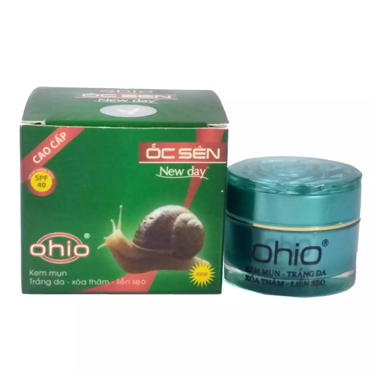 [HCM]Kem Mụn - Xóa thâm - Liền Sẹo Ốc Sên OHIO New Day (18g)