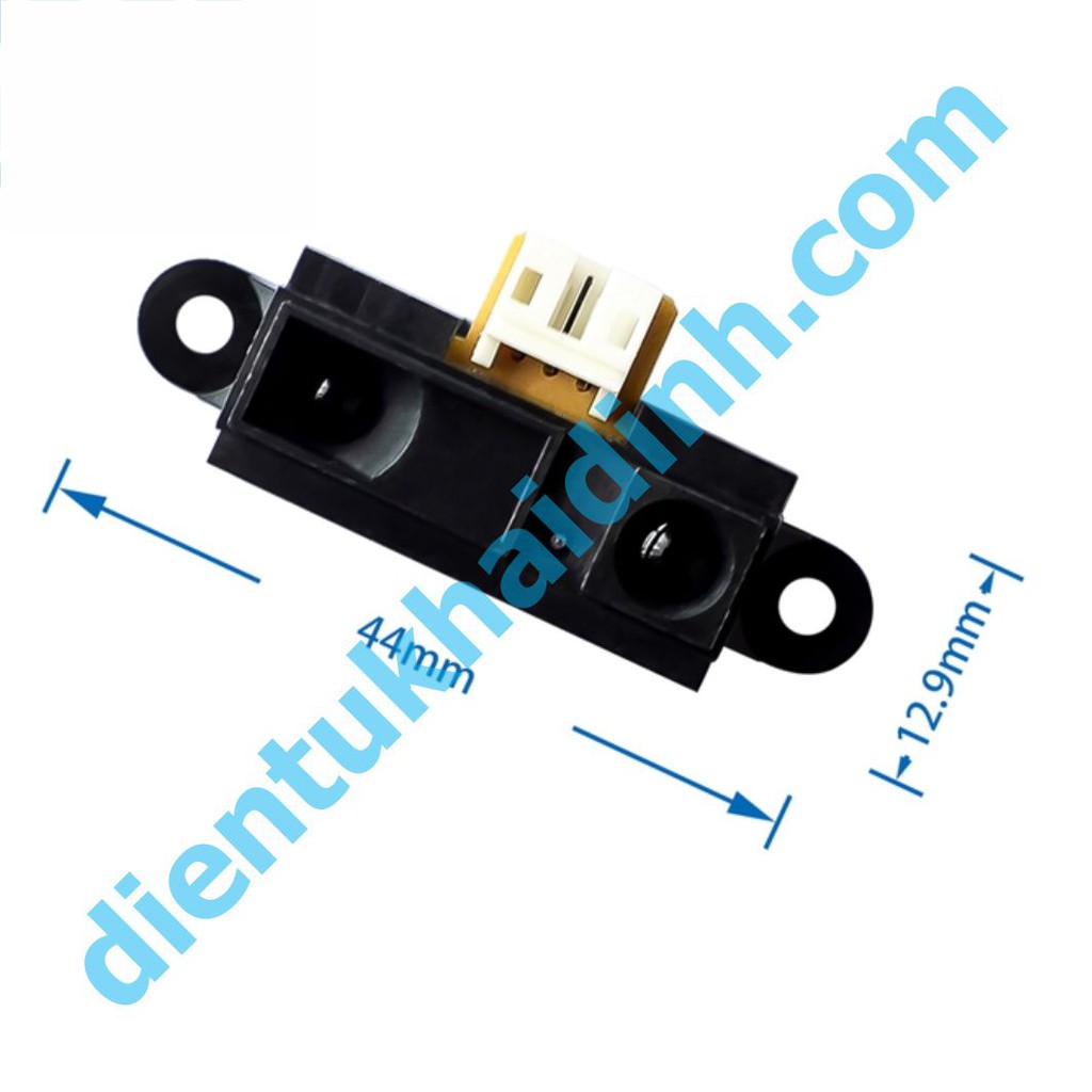Cảm biến đo khoảng cách, hồng ngoại 10-80cm gp2y0a21yk0f 2y0a21 gp2d12 kde3109