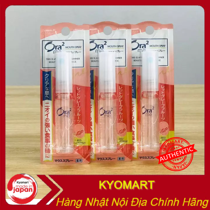 CHAI XỊT THƠM MIỆNG SUNSTAR ORA2 NHẬT BẢN ( hương bưởi - 6ML )