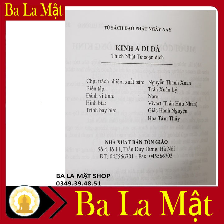 Kinh A Di Đà ( BA LA MẬT SHOP )