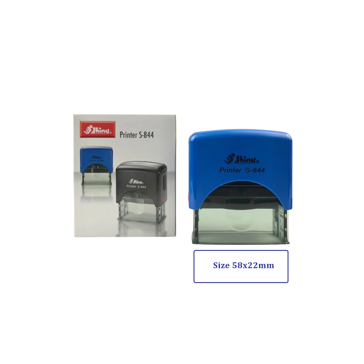 Dấu Lật Shiny S-844 (58x22mm) Không Nội Dung