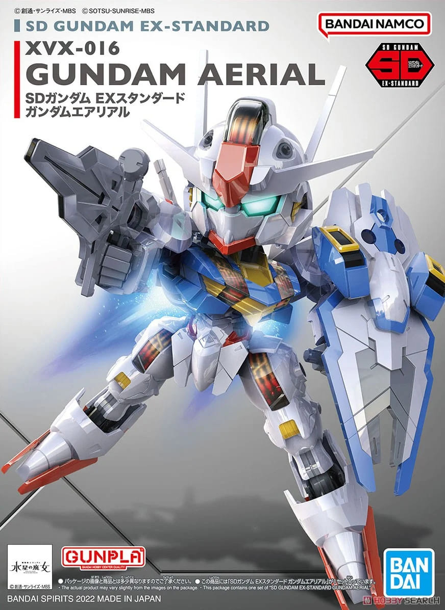 Mô hình gundam aerial sd gundam ex-standard lắp ráp gunpla bandai chính hãng