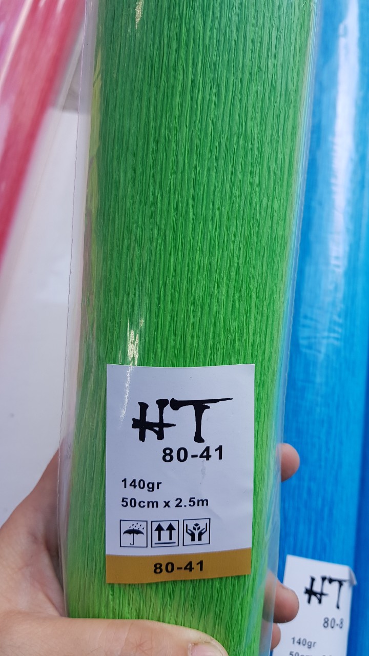 Giấy nhún dày 140gr - cuộn 50cmx2.5m, phụ kiện hoa ht