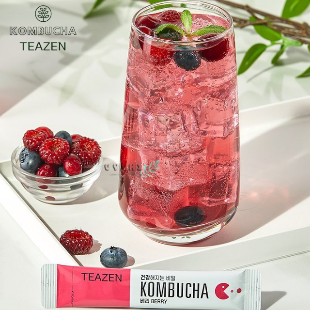 Trà Kombucha Teazen Berry Hàn Quốc 30 gói