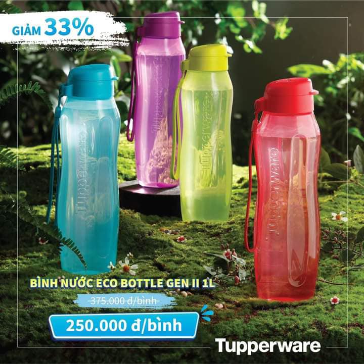 Bình Nước Tupperware Eco 1L  - Tupperware Mall Chợ Lớn