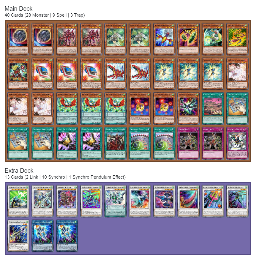 Bài In Tiếng Việt - Bộ bài Yugioh - Custom Deck - Speedroid