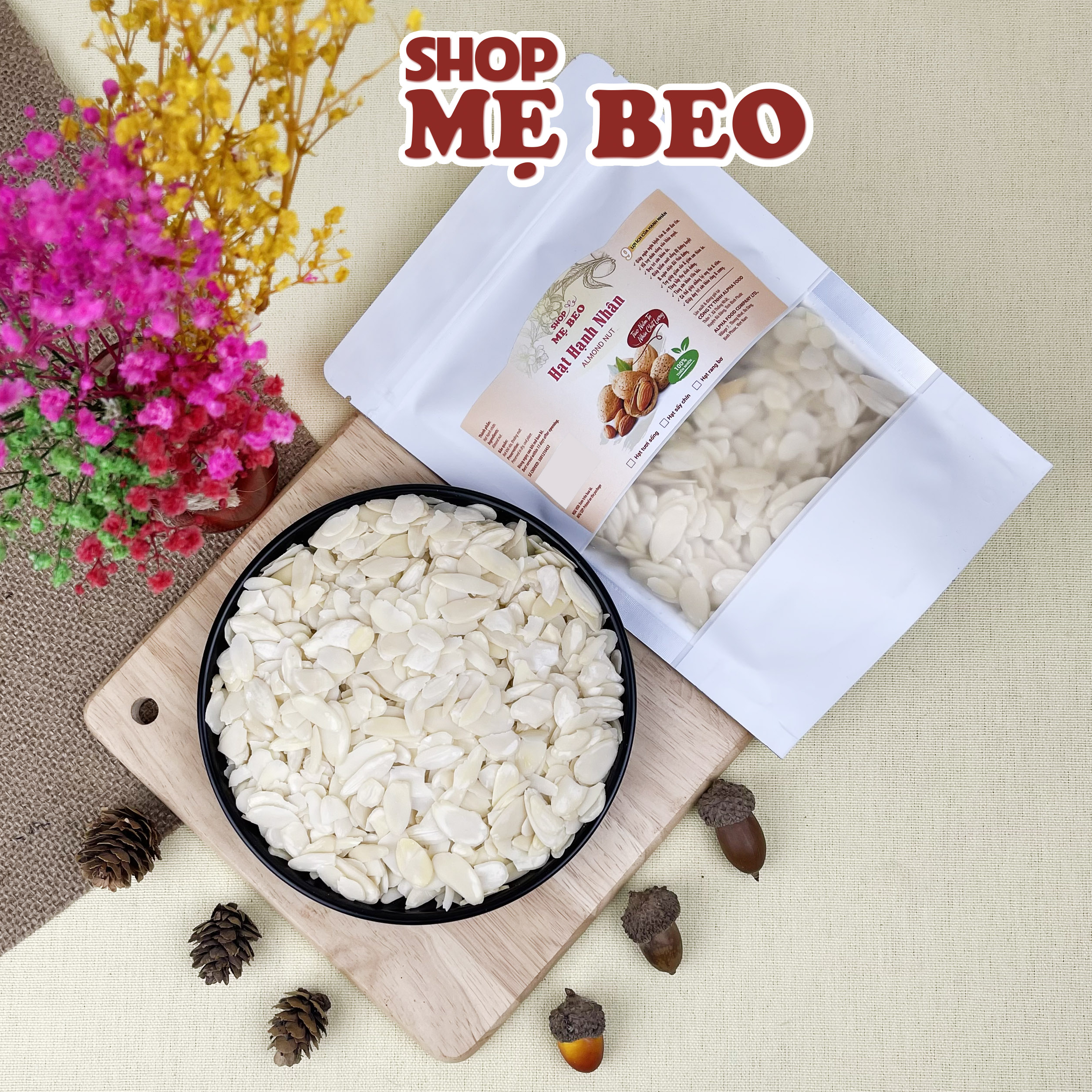 Hạt Hạnh Hạnh Nhân Nhập Khẩu Shop Mẹ Beo