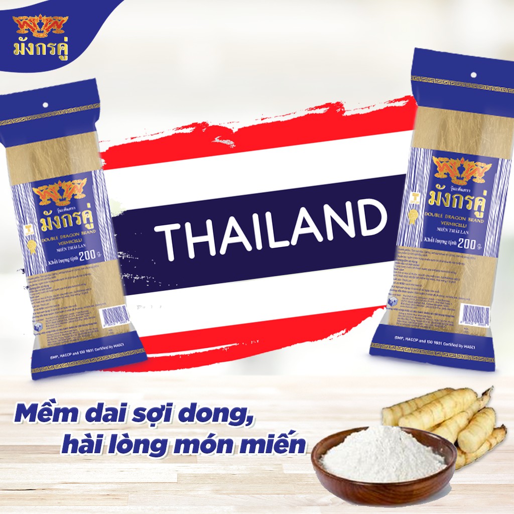 Miến Thái bột dong Song Long Gói 200g