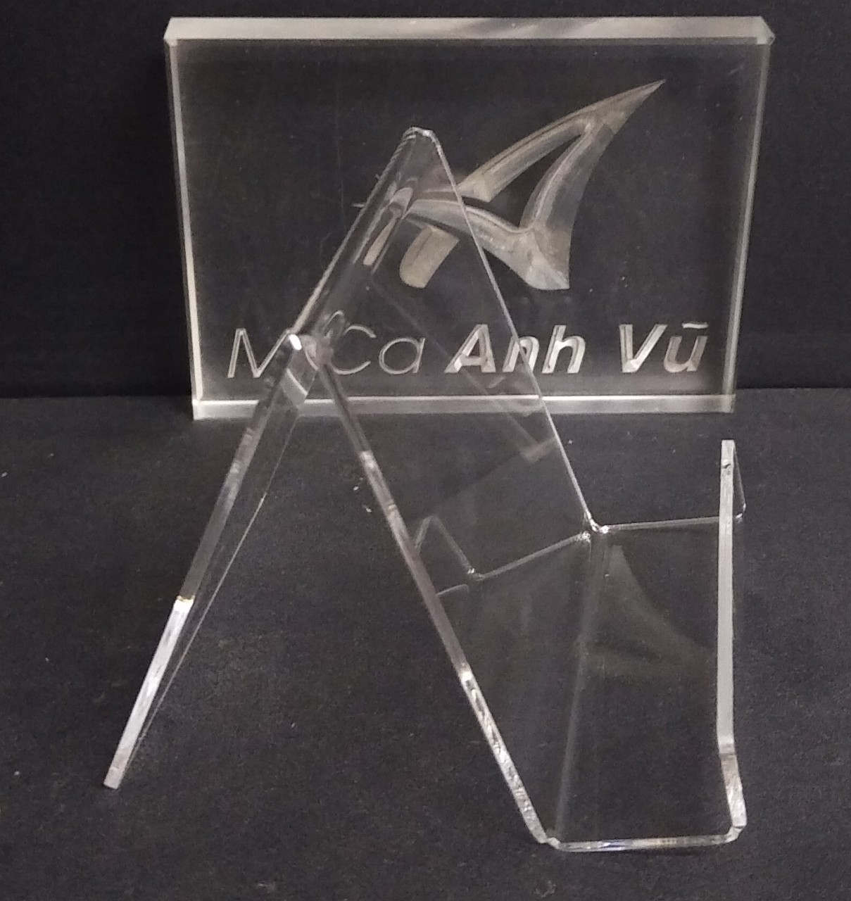 Bộ 10 Kệ ví đơn mica trong