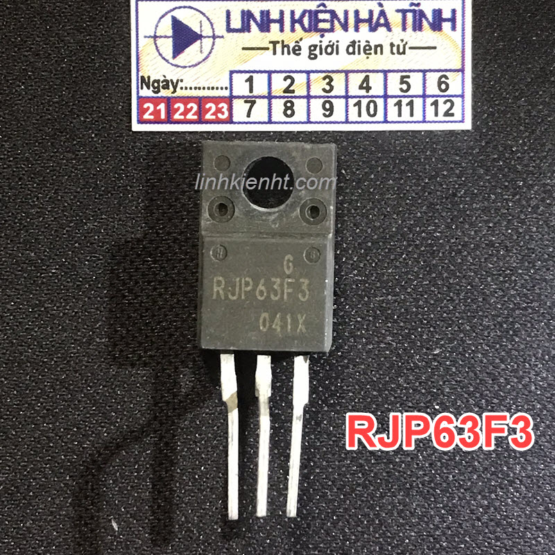Linh kiện igbt rjp63f3 63f3 40a 630v tháo máy