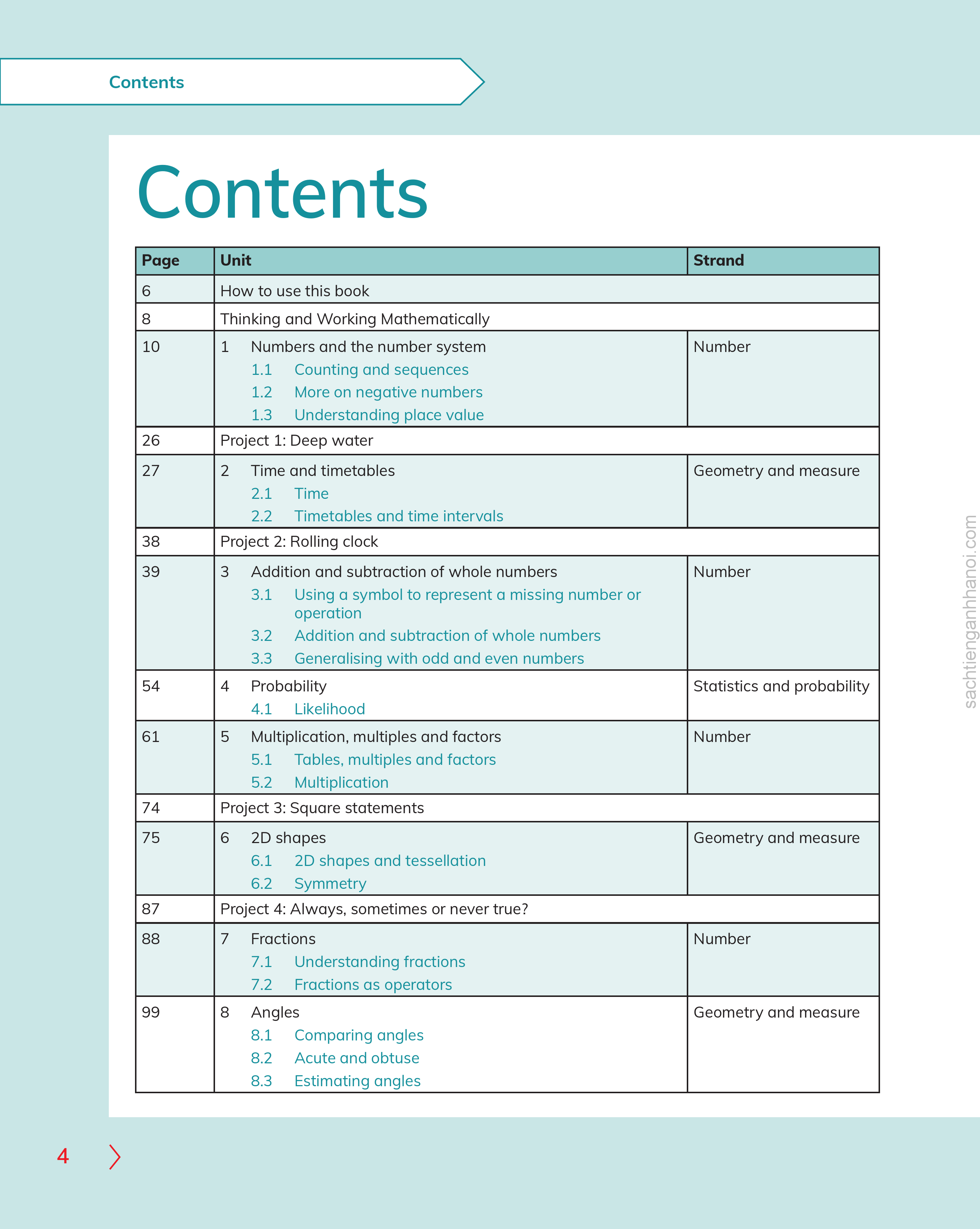 Sách Cambridge Global English, Primary science, Primary mathematics second edition stage 4