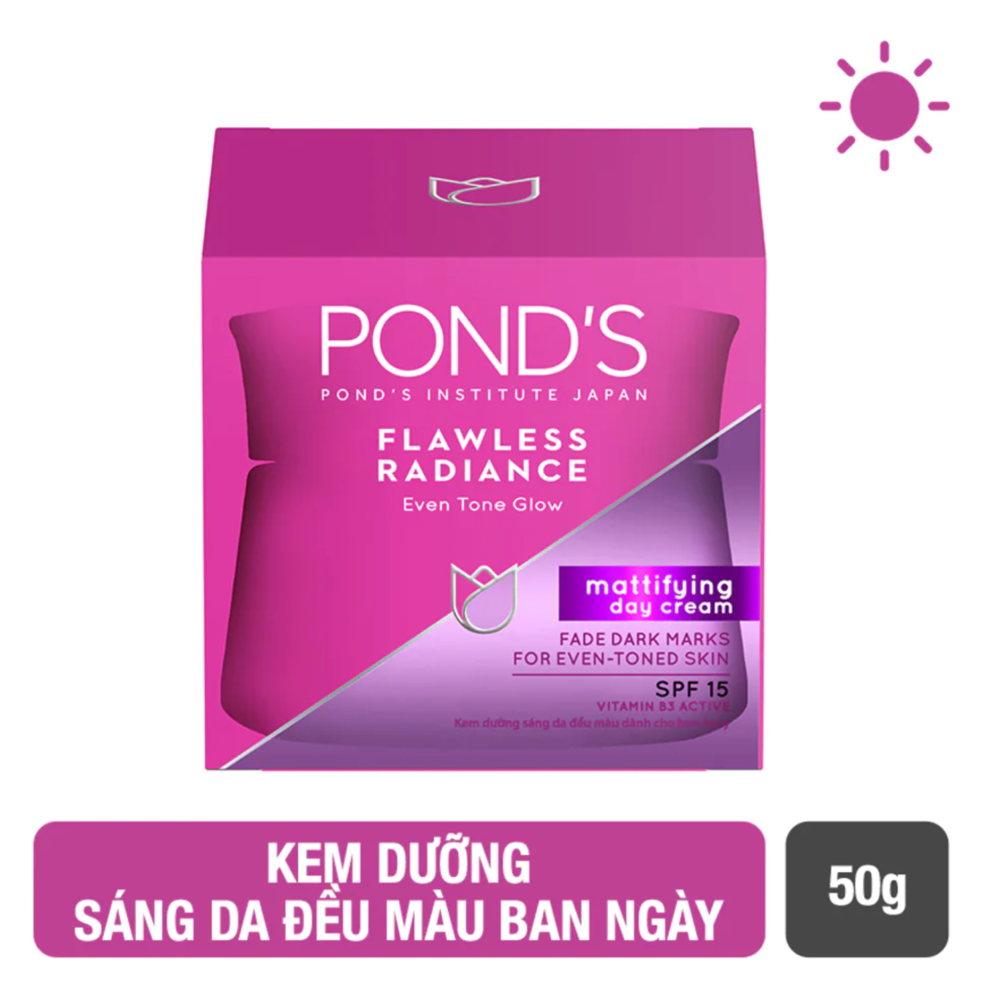 [HCM]Kem Ponds Trắng Không Tì Vết Ban Ngày 50gr