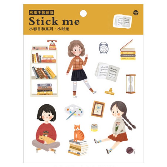 Sticker Stick me Bé gái