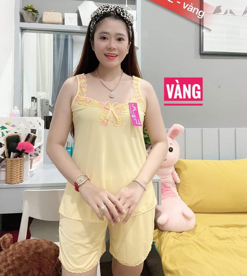 đồ bộ ngủ đùi bản thun lạnh