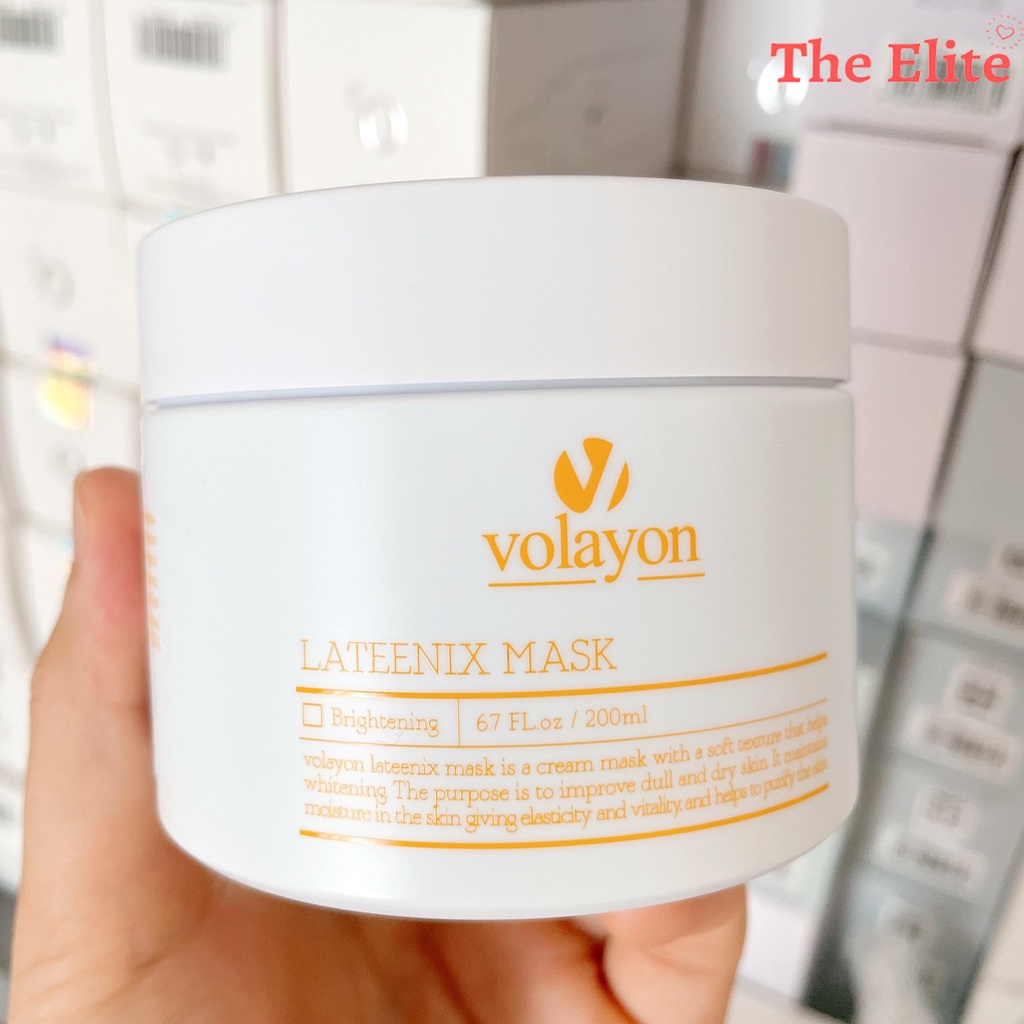 Mặt nạ siêu ủ trắng lateenix mask volayon 200 ml