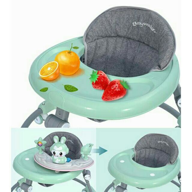 Xe tròn tập đi 2in1 (kết hơp bàn ăn cho bé)
