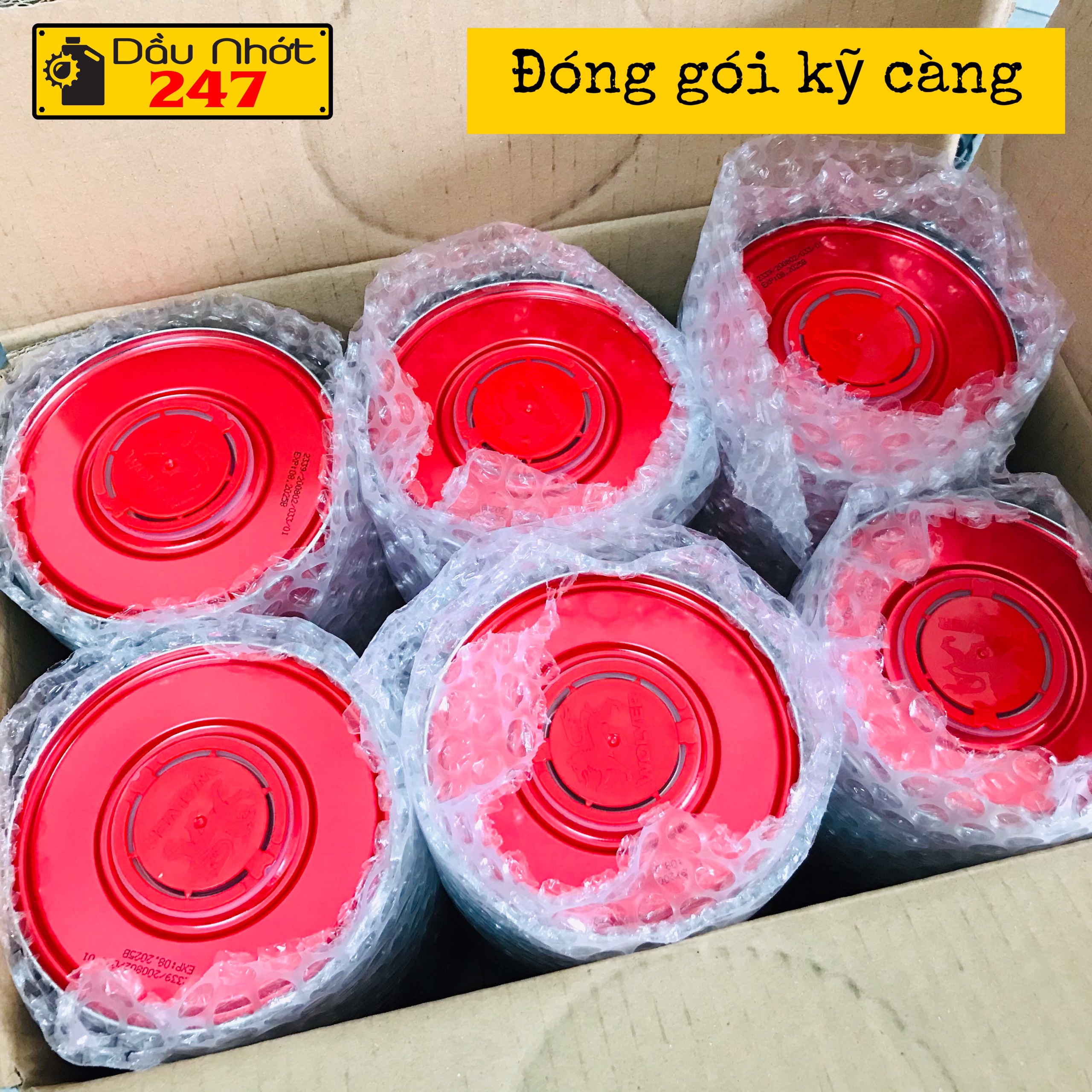 Thùng nhớt Wolver Racing 10w40 800ml