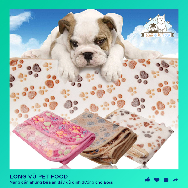 Chăn mềm mại ấm áp cho thú cưng 60x40cm - Long Vũ Pet Food