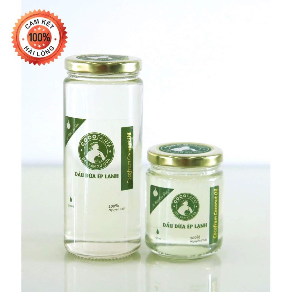 Dầu Dừa Nguyên Chất Ép Lạnh Cocofarm
