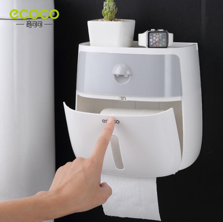 Ecoco Hộp Đựng Giấy Vệ Sinh 2 Tầng