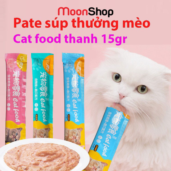 COMBO 10 NGÀY BÉ NGOAN - 10 Thanh súp thưởng cho mèo Catfood thanh 15g - Moonshopthucung