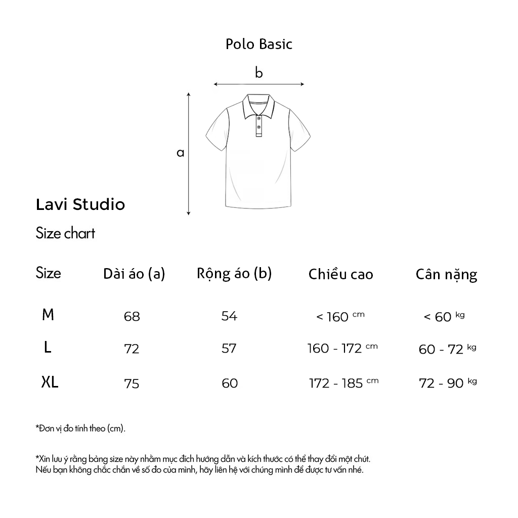 Áo Polo Lavi Studio Local Brand/ Logo thêu