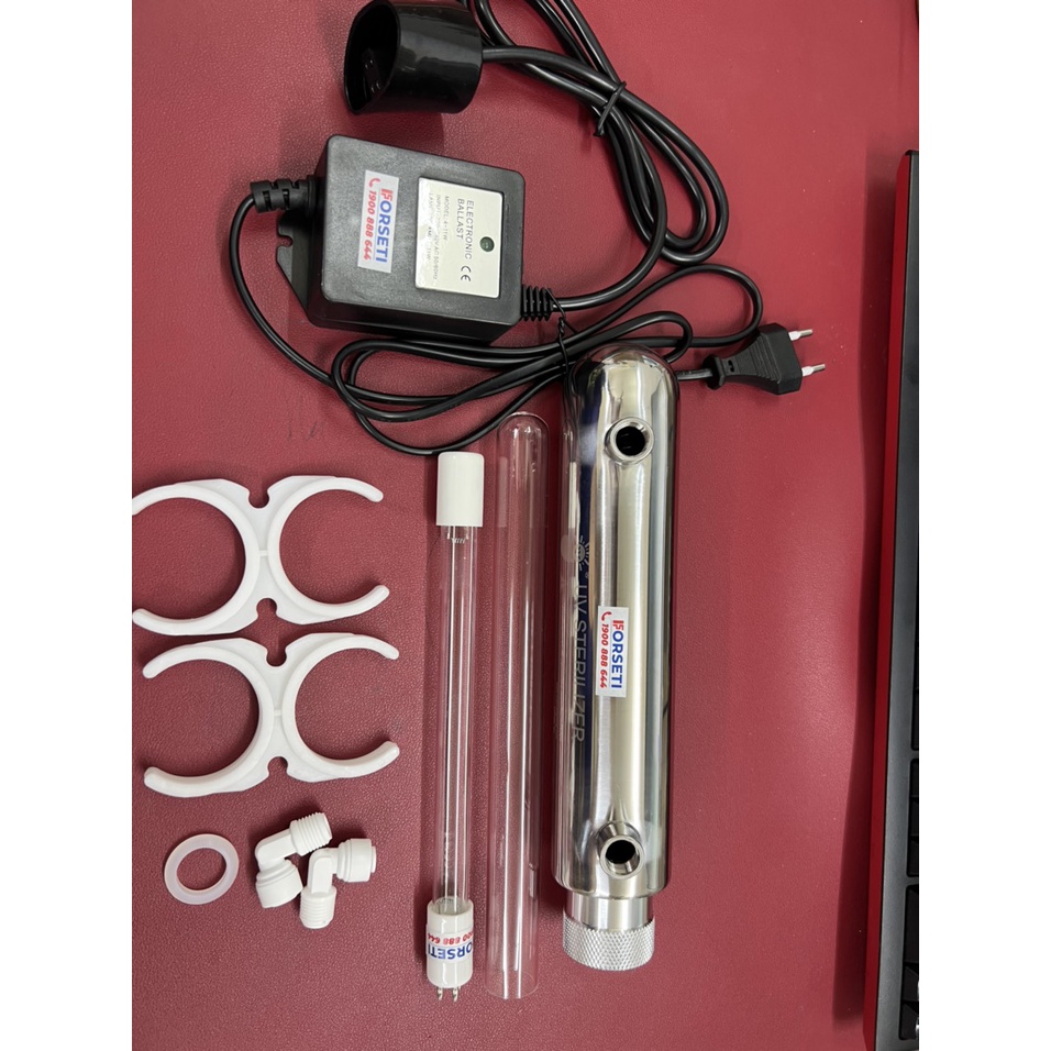 Bộ đèn UV diệt khuẩn 6w máy lọc nước, bể cá (dùng cho các máy Karofi, Kangaroo...)