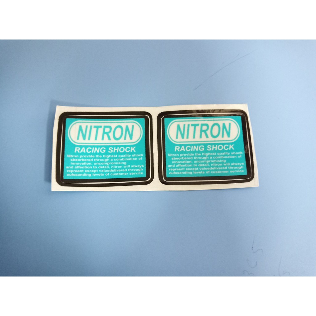 2 tem nitron dán phuộc sau xe máy