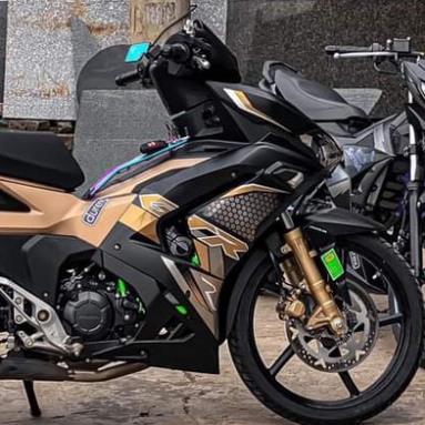 Tem Rời Winner X V3 Dán Xe Đen Nhám