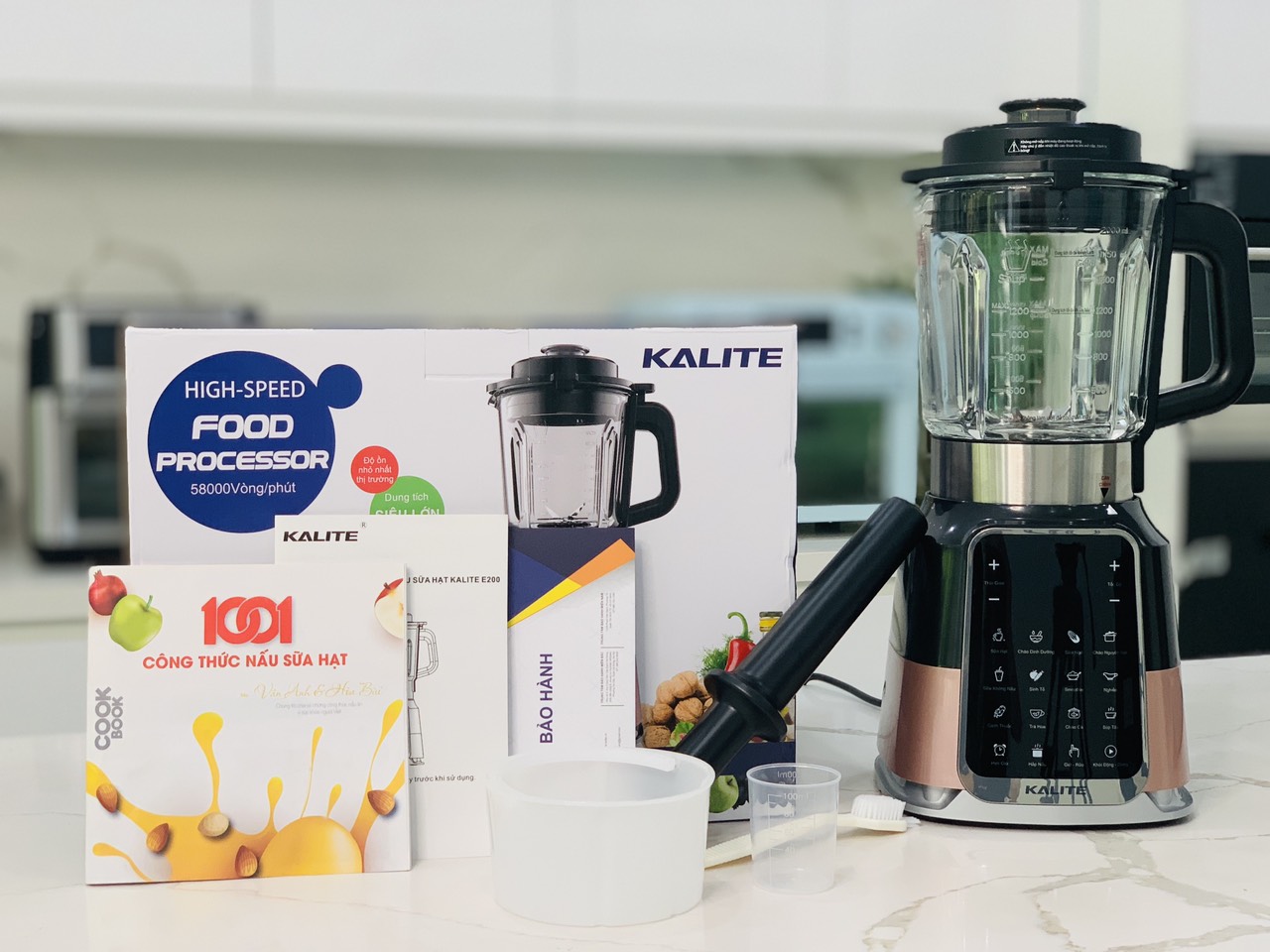 Máy làm sữa hạt, xay nấu đa năng Kalite E200