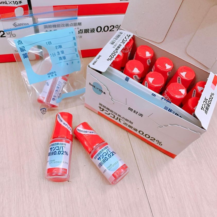 Nhỏ mắt cận thị Sancoba - Nhật Bản