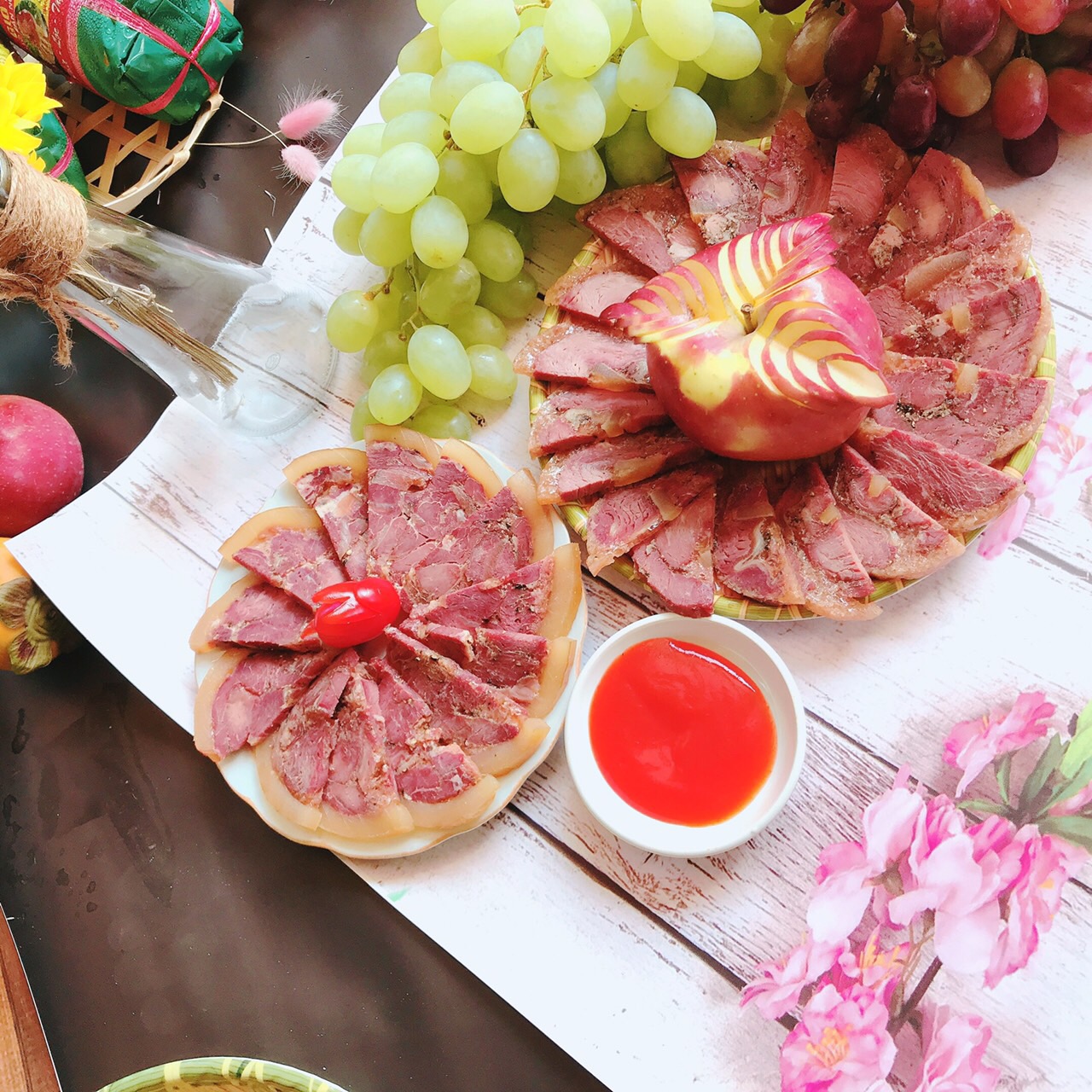 Giò me Nghệ An chính gốc ( Loại cuộn da đặc biệt)