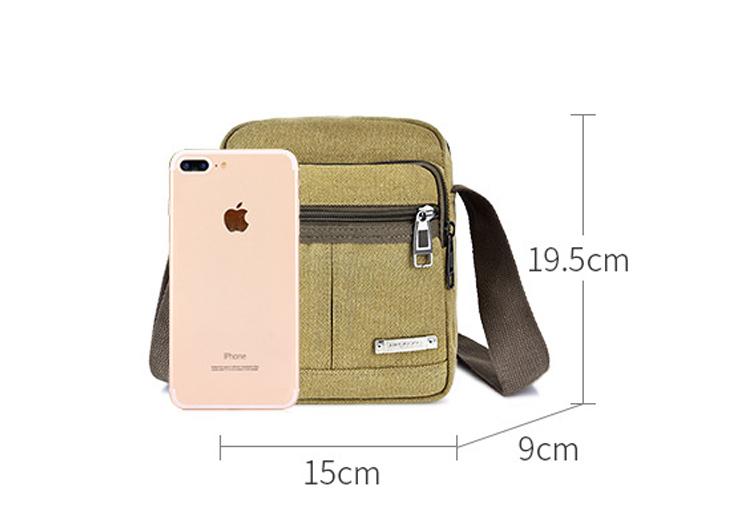 [HCM]Túi đeo chéo vải bố mini PUANTI